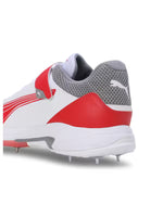Puma Bowling 24.1- White Stormy Red Cricket Spikes