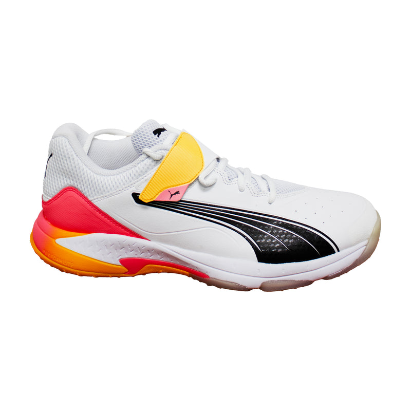 Puma Bowling 24.1- White Black Sun Stream Cricket Spikes