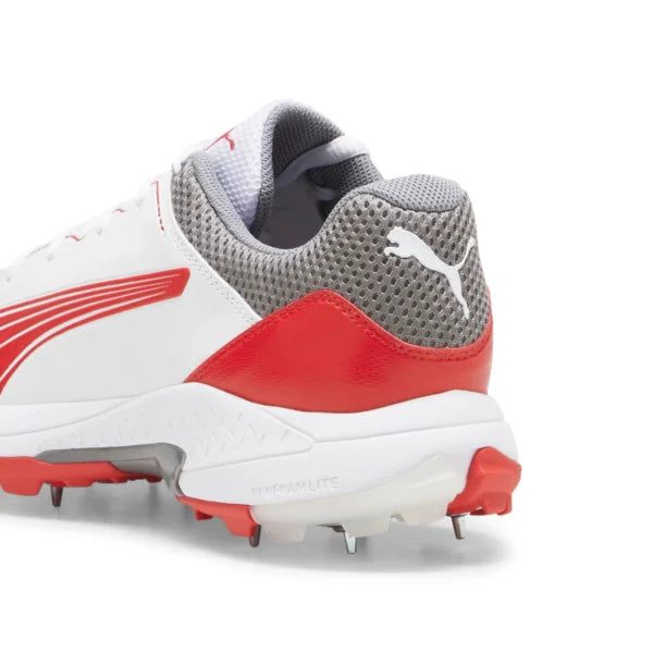 Puma Spike 24.1 White Stormy Red – Cricket Spikes