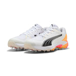 Puma Spike 24.1 White Black Sun Stream – Cricket Spikes