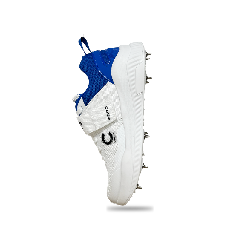 Champ W500 Bowling Spikes – White and Blue