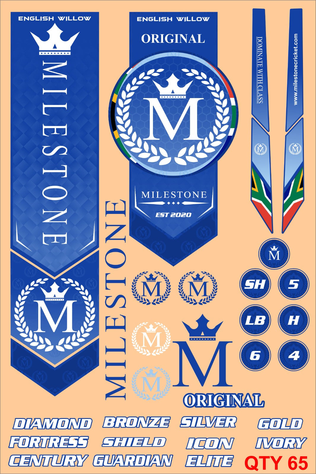 Milestone Stickers Set