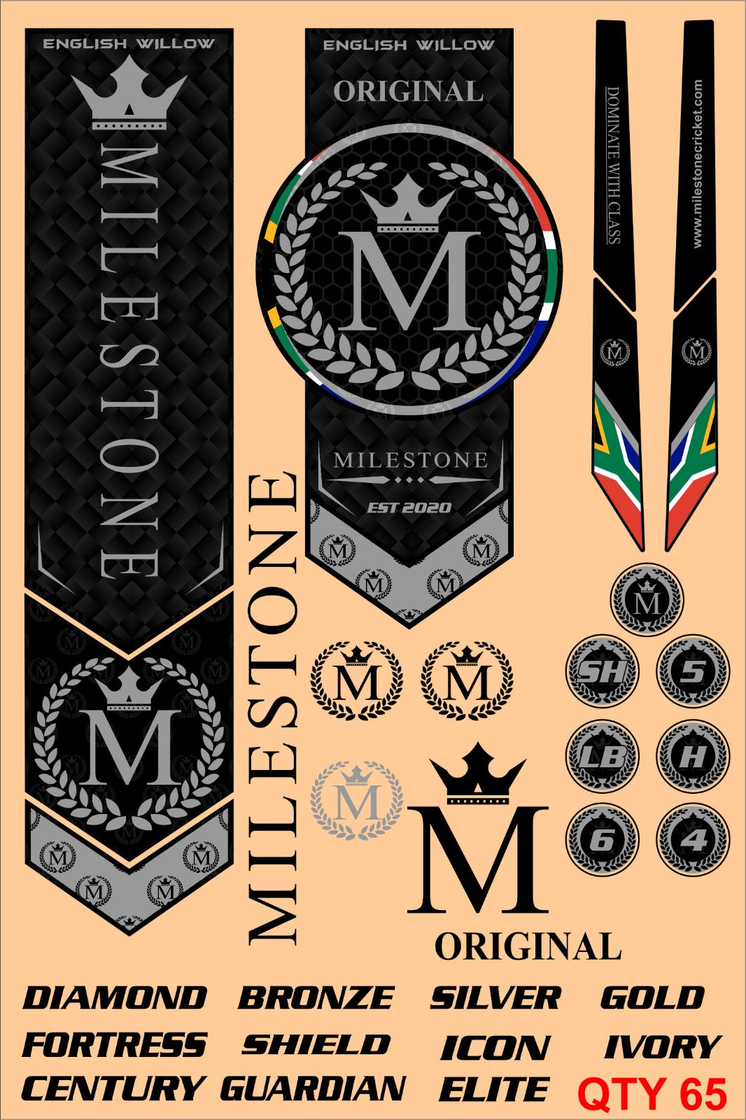 Milestone Stickers Set