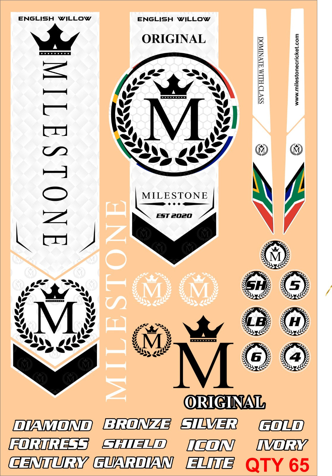 Milestone Stickers Set