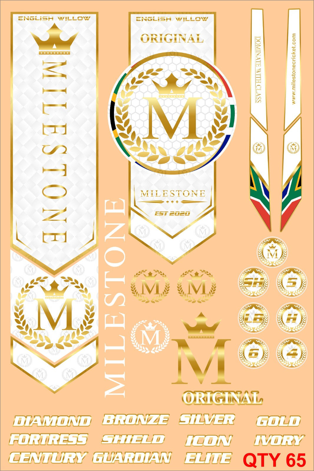 Milestone Stickers Set