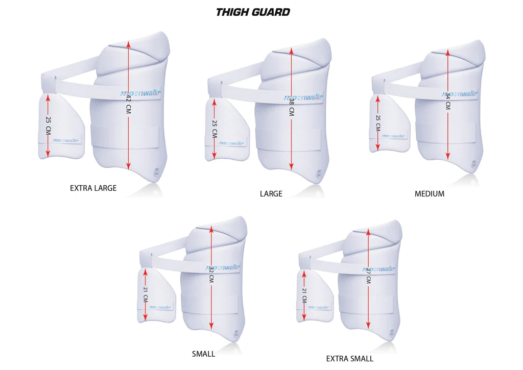 Moonwalkr Dual Thighpad White – XS/S – Right Hand-Parallel Import