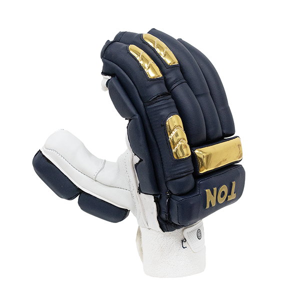 Ton IPL Series 2026 Cricket Batting Gloves – Adult – Navy/Gold