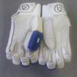 Blue & White Youth Bating Gloves LH