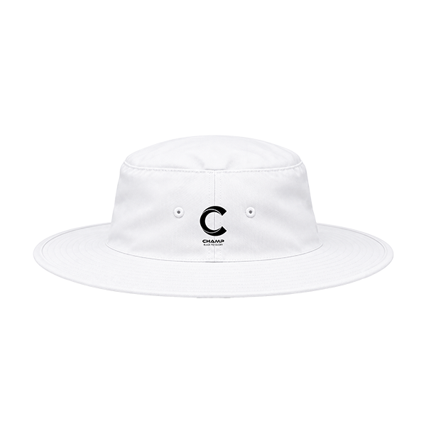 Champ Wide Brim Cricket Hat – White