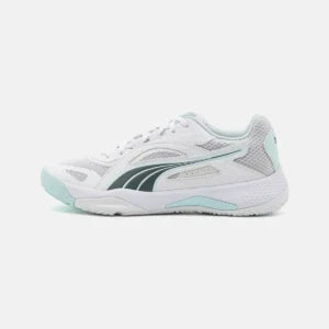 Puma Solarstrike II Indoor/Court Shoes – White Shadow Grey Nitro Blue