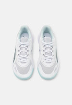 Puma Solarstrike II Indoor/Court Shoes – White Shadow Grey Nitro Blue