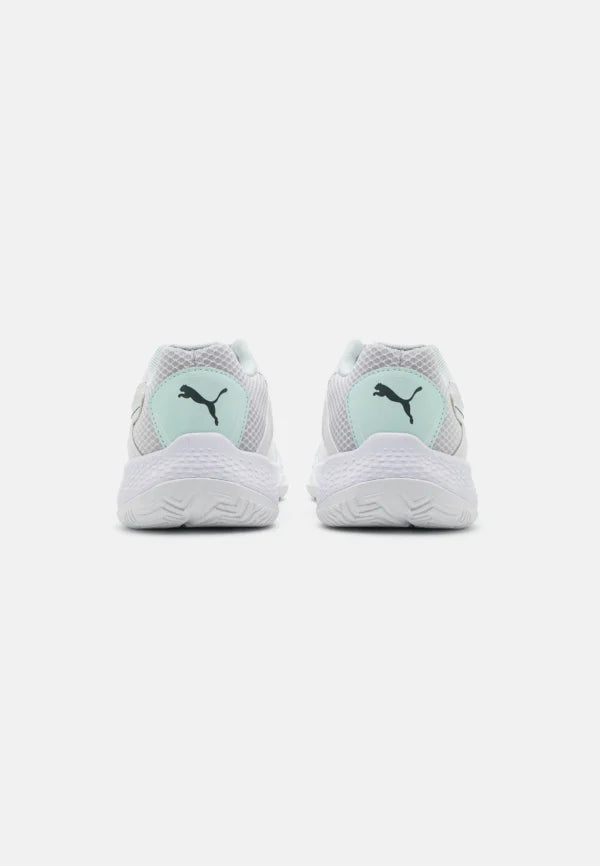 Puma Solarstrike II Indoor/Court Shoes – White Shadow Grey Nitro Blue