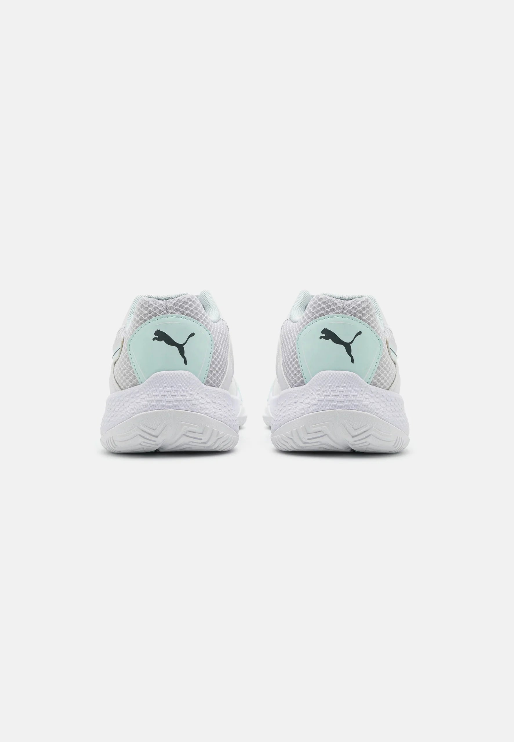 Puma Solarstrike II Indoor/Court Shoes – White Shadow Grey Nitro Blue