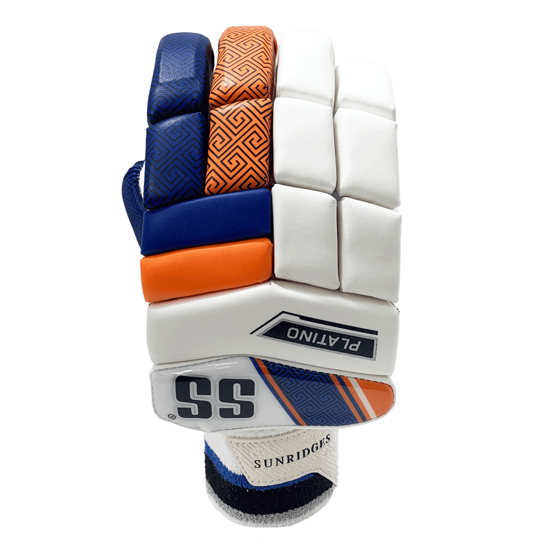 SS Platino Batting Gloves – Navy and Orange – Adult – Youth – Boys