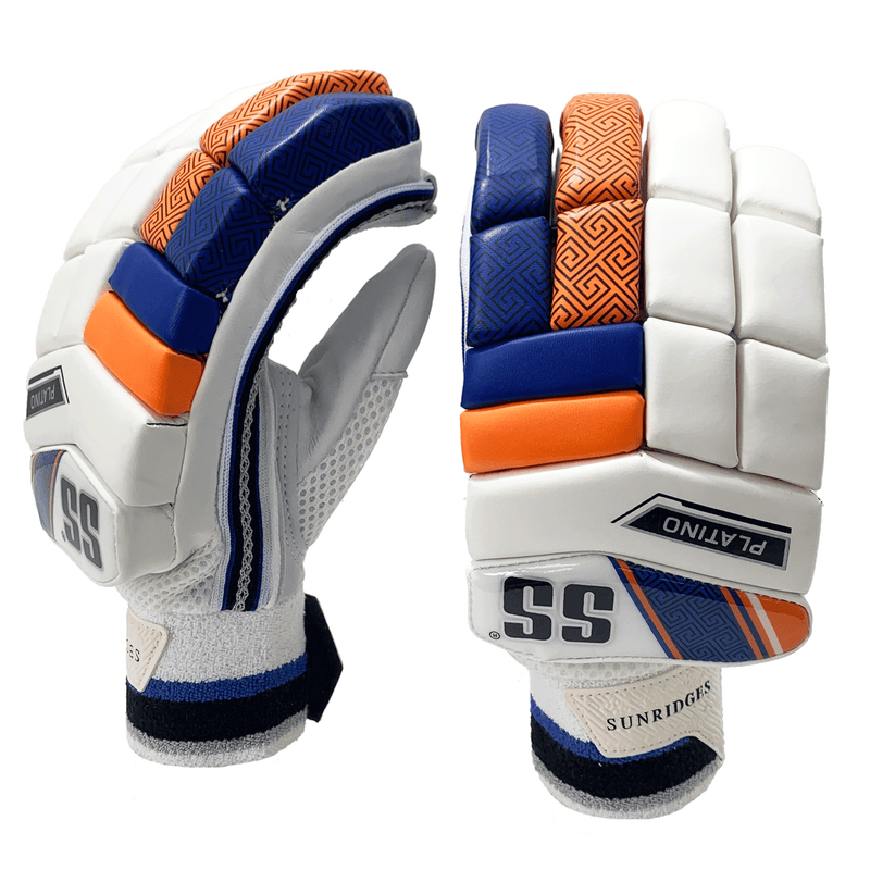 SS Platino Batting Gloves – Navy and Orange – Adult – Youth – Boys