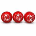 Three Milestone Icon Red 156G cricket balls product view