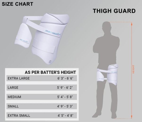 Moonwalkr Dual Thighpad White – XS/S – Right Hand-Parallel Import