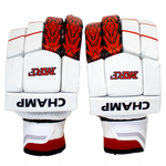 MRF CHAMP Junior Batting Gloves – Red and White – alternate view