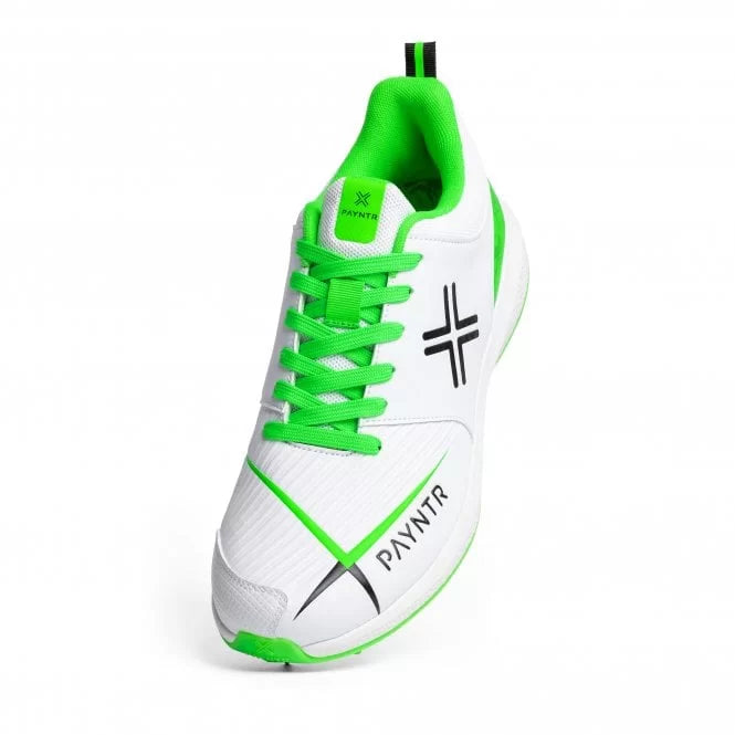 Payntr V Cricket Spikes – Green and White
