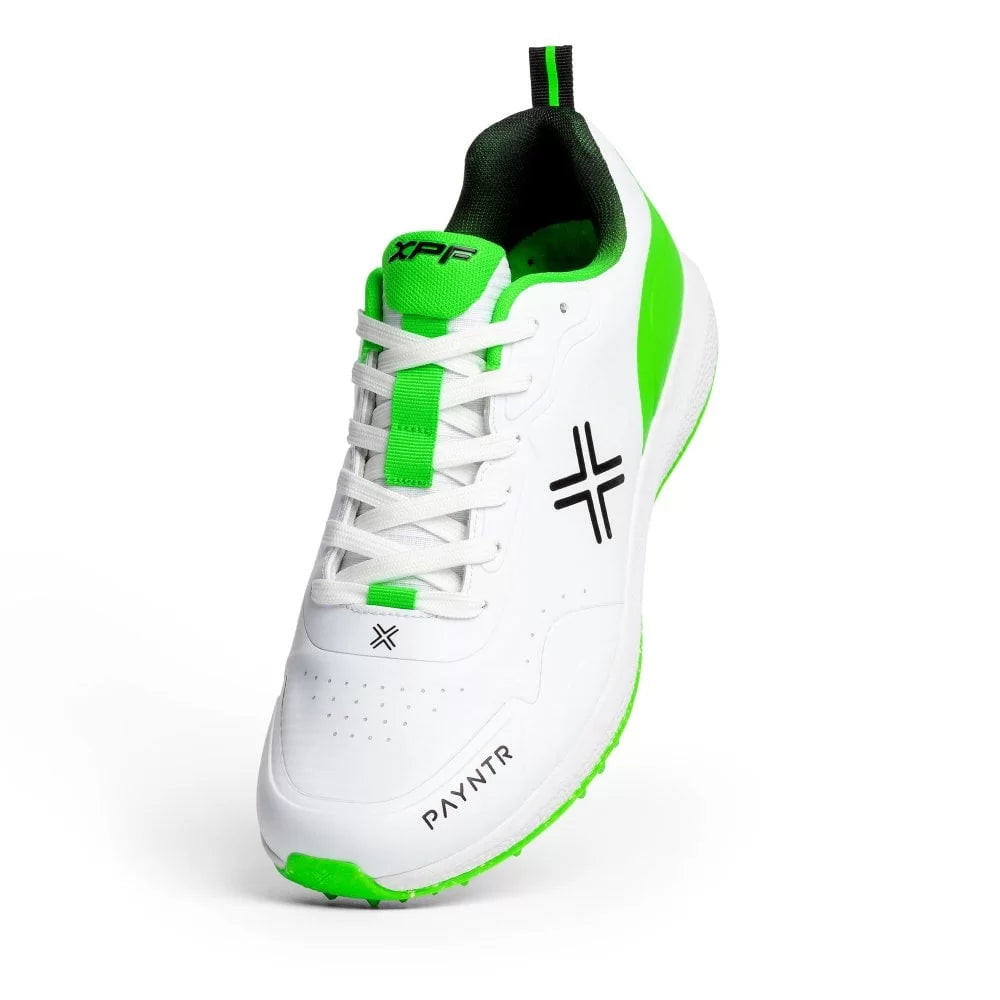 Payntr XPF – Cricket Rubber Shoes – Green and White