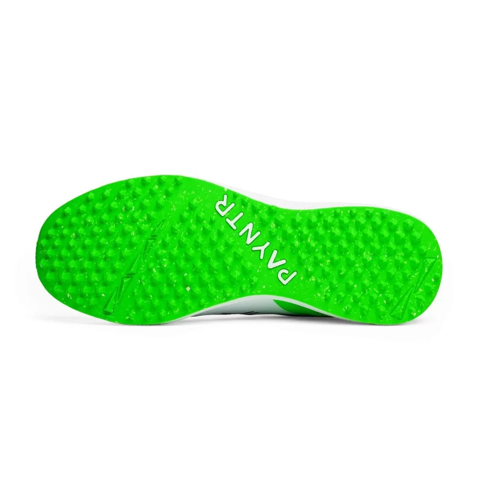 Payntr XPF – Cricket Rubber Shoes – Green and White